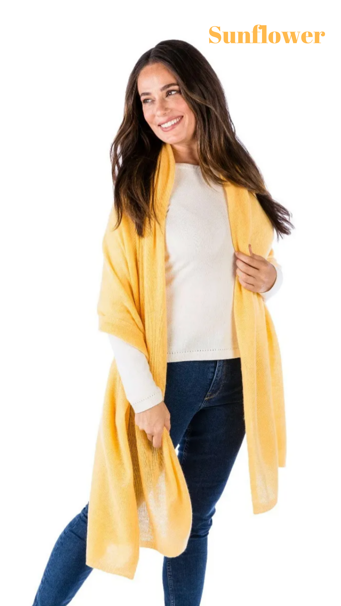 Lightweight 100% Cashmere Travel Wrap - Cowgirl Chic