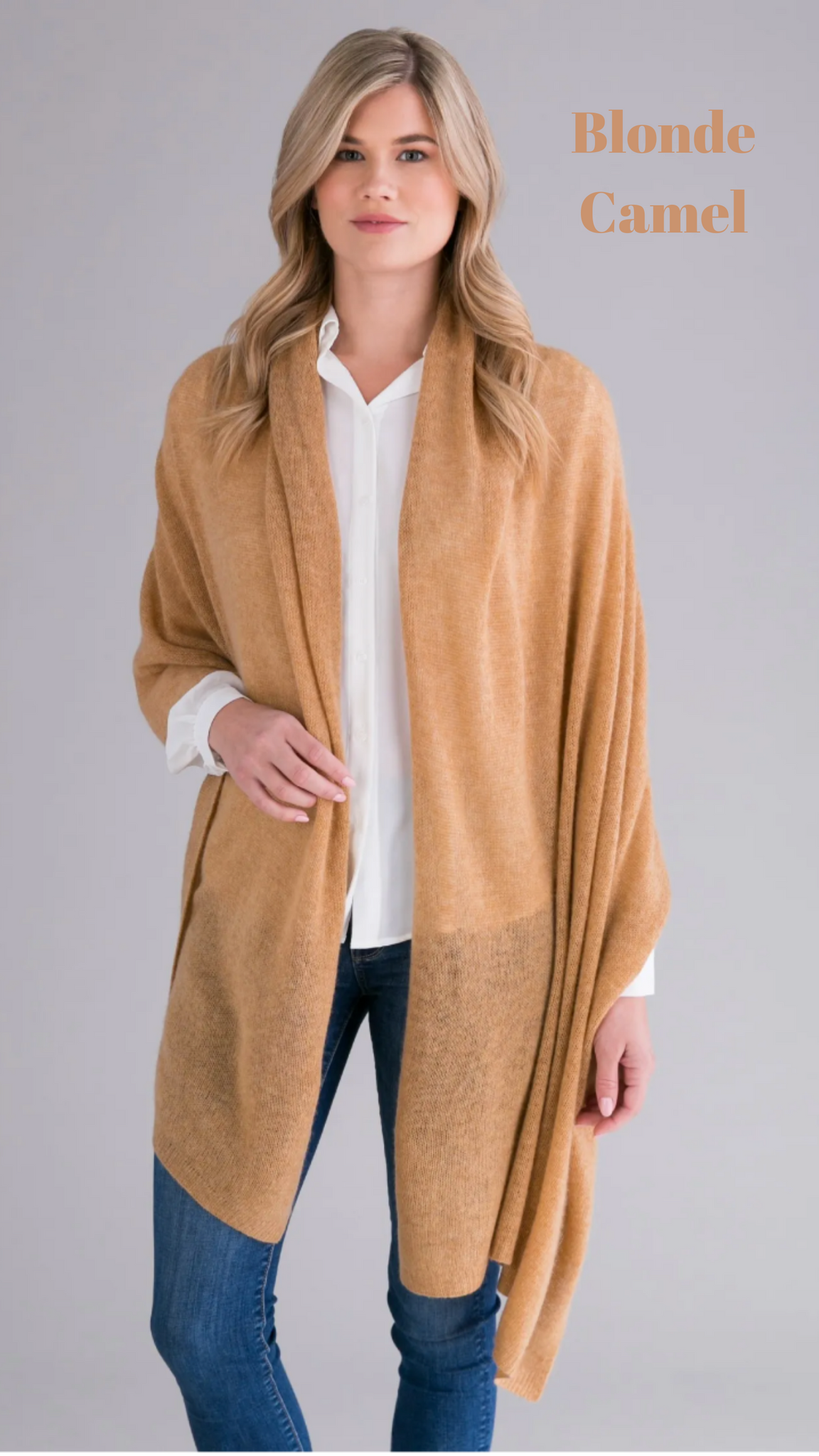 Lightweight 100% Cashmere Travel Wrap - Cowgirl Chic