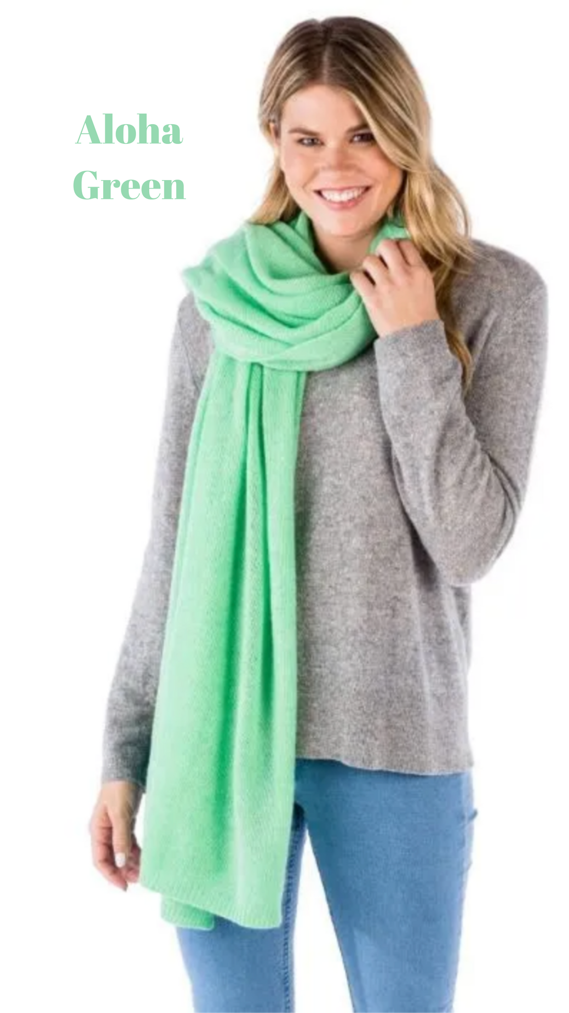 Lightweight 100% Cashmere Travel Wrap - Cowgirl Chic