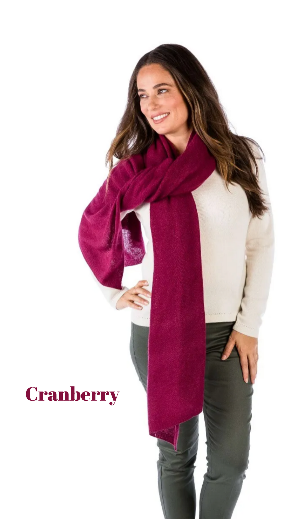 Lightweight 100% Cashmere Travel Wrap - Cowgirl Chic