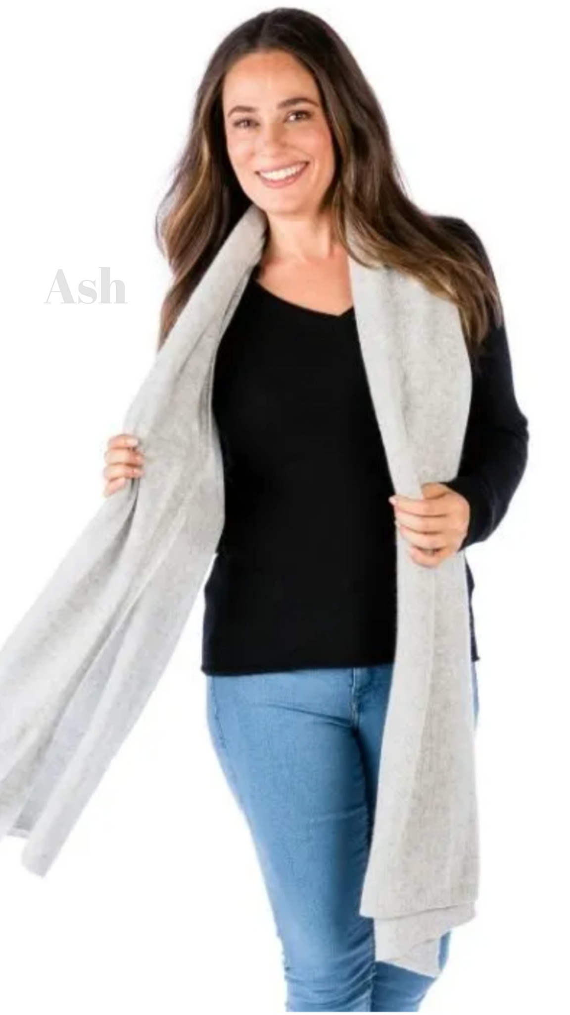 Lightweight 100% Cashmere Travel Wrap - Cowgirl Chic