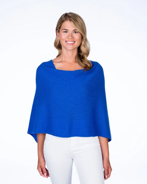 Cashmere Dress Topper Poncho.