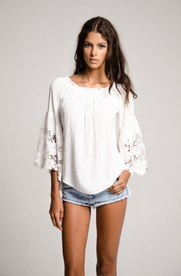 Jolie Flower Lace Top.