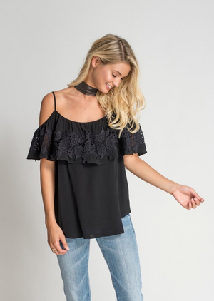 Eliza Ruffle Top.