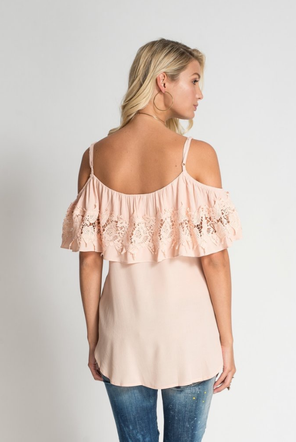 Eliza Ruffle Top.