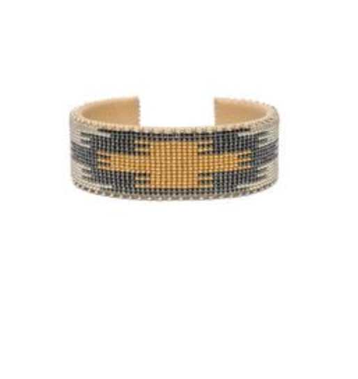 Paige Glass Cuff Large - Cowgirl Chic