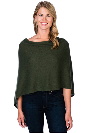 Cashmere Dress Topper Poncho.