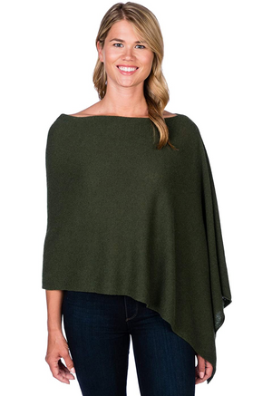 Cashmere Dress Topper Poncho.